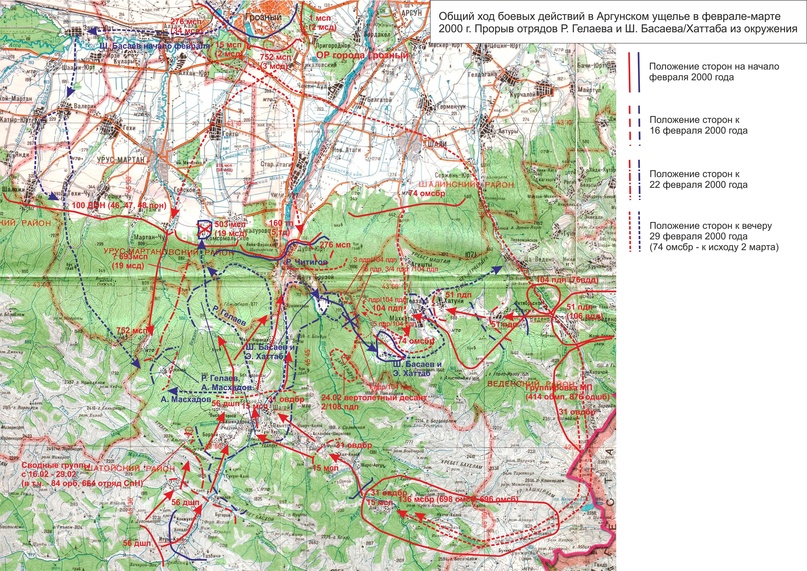 Аргунское ущелье карта спутник